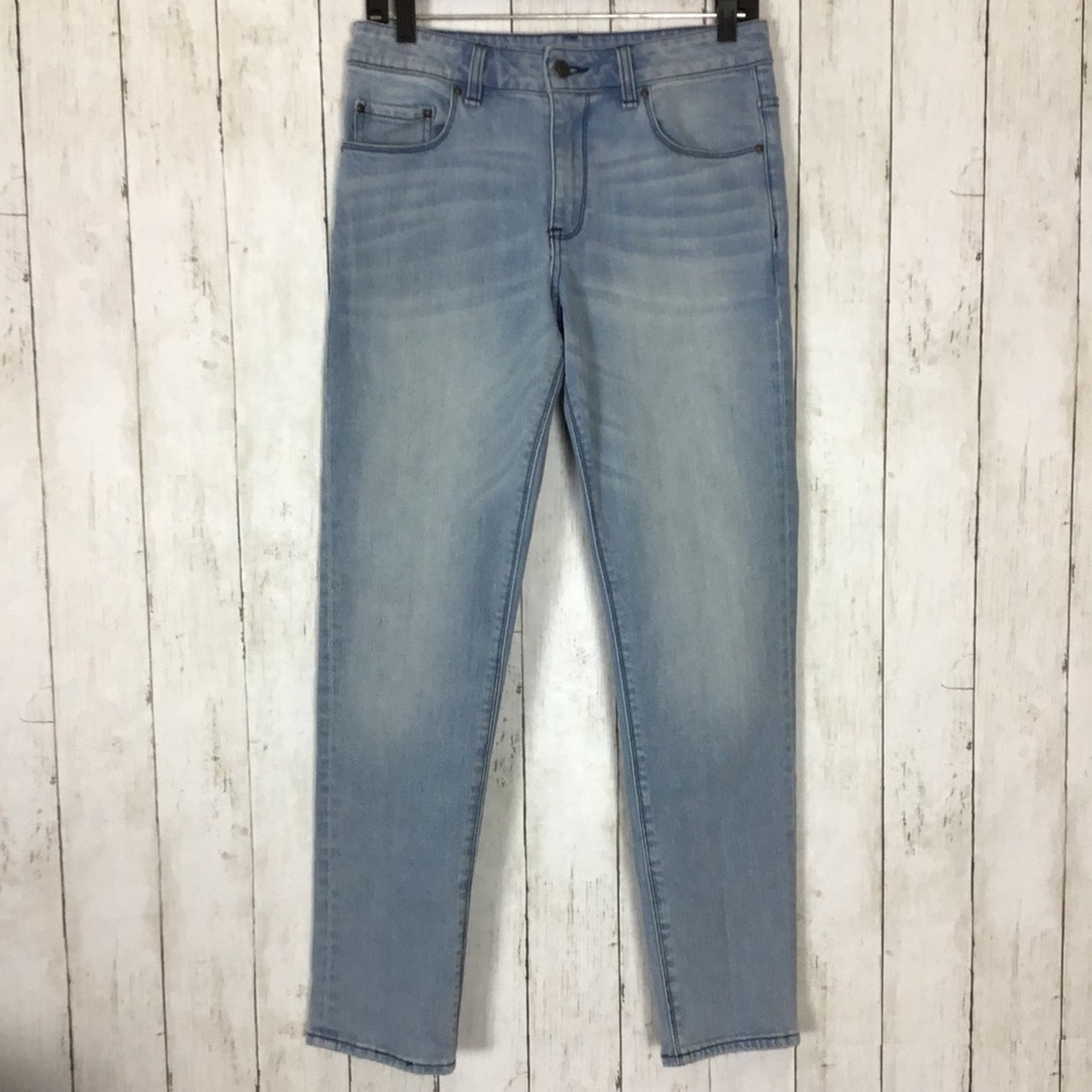 Asos Jeans Light Wash Slim Fit Blue Denim